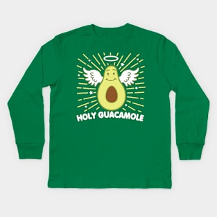 Holy Guacamole Kids Long Sleeve T-Shirt